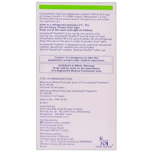 insulatard flexpen 3 ml